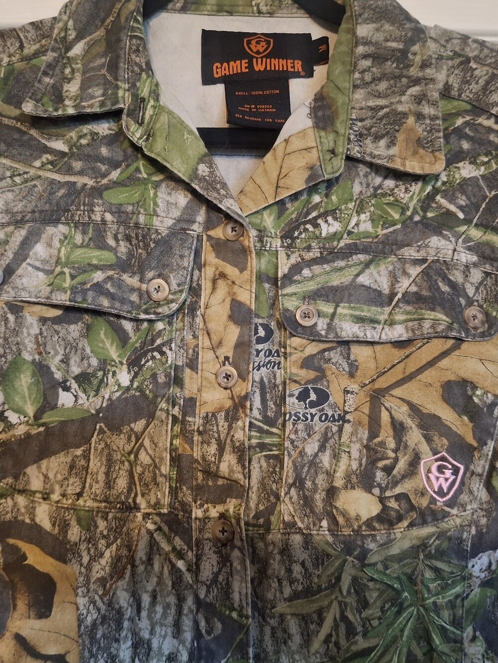 Game Winner Camo Button-Up Shirt